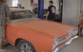 Image result for Barracuda Orange 1969 Belvedere