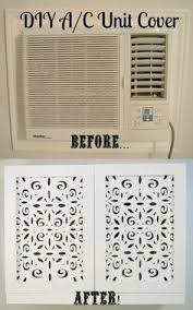 This air conditioner cover doesn't just look like art, it really is a piece of custom artwork created to hide an ac unit. Pin On 1000 Dirham Home