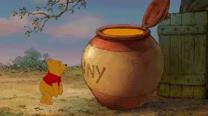 Disney winnie the pooh hunny honey pot jar w/ honey comb 5 x 4 new. Winnie The Pooh Honey Pot Gif