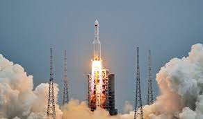 Astrónomos del proyecto del telescopio virtual captaron una increíble imagen del cohete chino fuera de control que se acerca a la tierra Los Restos Del Cohete Chino Larga Marcha Podrian Caer En Chile Diario Y Radio U Chile