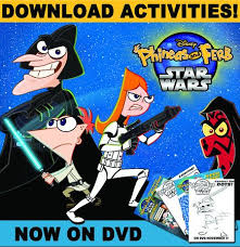 Phineas And Ferb Star Wars Activity Sheets Star Wars Activities Star Wars Activity Sheets Printable Activities