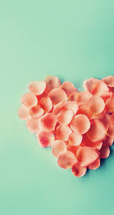 Petal Heart Download More Valentine Iphone Wallpapers At Prettywallpaper Achtergronden Achtergrond Iphone Mooie Achtergronden
