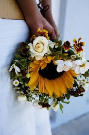 Pros and cons of including sunflowers in your wedding flowers. Sunflower Bouquet Fall Wedding Bouquets Sunflower Bouquets Wedding Flowers