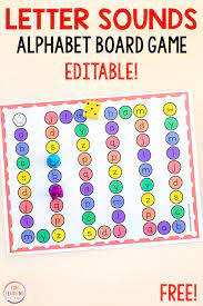 Uppercase alphabet hopper · alphabet cloud catcher: Printable Letter Sounds Alphabet Board Game