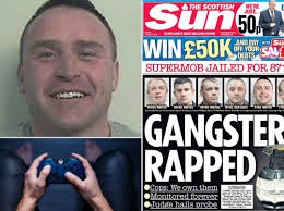 Moaning member of Scotland's crime supergang whinges that new asbo will  stop him from playing XBOX