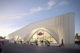 In Der Munsterlandischen Stadt Rheine Plant Neun Grad Architektur Einen Supermarkt Fur Das Lebensmittel Einzelhan Architektur Architektur Visualisierung Neubau