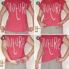 The Knotted Top Trick Knotted Shirt Diy T Shirt Diy Clothing Hacks