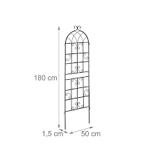 Viele angebote stammen von händlern, es gibt die rankgitter die hersteller bieten unterschiedlichste designs bei solchen rankhilfen aus metall an. 4x Rankgitter Blumengitter Rankzaun Rankhilfe Kletterhilfe 180x50 Metall Schwarz Schwarz Relaxdays Yomonda