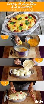 Recette Gratin De Chou Fleur A La Mimolette En Pas A Pas Recette Gratin De Chou Fleur Recette Gratin Chou Fleur Recette Gratin