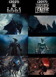 Zack snyder's justice league, often referred to as the snyder cut, is the upcoming director's cut of the 2017 american superhero film justice league. Zack Snyder S Justice League 2021 Justice League 2017 Movie Comparisons Next Album On Imgur