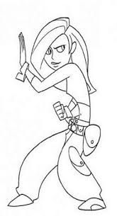 Kim Possible Coloring Pages Colouring Pictures Print And Colour Kim Possible Coloring Pages Disney Coloring Pages