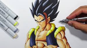 His voice is a dual voice containing both goku's and vegeta's voices. How To Draw Gogeta Step By Step Tutorial Youtube