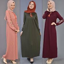 Tesettur Piliseli Elbise Modelleri Elbise Modelleri Elbise Moda