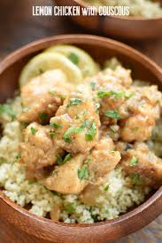 Marinated chicken 10 bamboo skewers 650g chicken thighs 1½ tablespoons greek spices (1 teaspoon lemon pepper, ½ teaspoon onion powder cook couscous: Lemon Chicken With Couscous Nobiggie