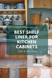 Non adhesive cabinet liners are designed to offer a perfect fit in any cabinet or fridge, you could use it effectively in your kitchen cabinet to offer to cushion for glass items. 8 Best Shelf Liners For Kitchen Cabinets 2021 Edition Shelf Liners Kitchen Cabinets Kitchen Shelf Liner