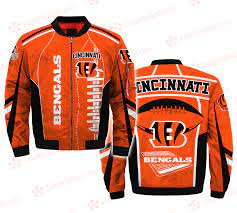 Cincinnati Bengals Bomber Jacket Nfl Football Custom Men S Jacket Twinklered Com Bomber Jacket Men Mens Jackets Chicago White Sox