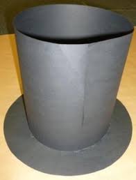 How To Make A Top Hat Out Of Paper How To Make A Top Hat Diy Mad Hatter Hat Top Hat Crazy Hat Day