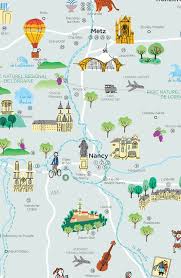 Carte Touristique Lorraine 2019 Carte Touristique Touriste Parc Naturel
