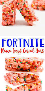 Cereal Bars Tasty Easy Fortnite Cereal Bars Recipe W This Simple Recipe Quick Llama Loops Fortnite Cereal Bars For Video Cereal Recipes Easy Homemade Cake Snacks