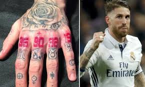 Latest france news including isis attacks, the french president emmanuel macron and paris plus updates on the refugees in the calais 'jungle' migrant camp. Sergio Ramos Shows Off Symbolic Numbers Inked On His Hand As Real Madrid Star Prepares For Fifa Club World Cup Opener Daily Mail Online