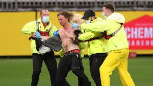 Optus stadium officially opened in january 2018 and hosts a variety of sports and entertainment events including afl, international and big bash league cricket, soccer. Afl Streaker At Optus Stadium Jesse Hayen Breaks Silence After 50k Hangover