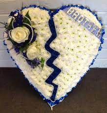Send funeral flowers designed with care by local florists. Broken Heart Buy Online Or Call 01206 843461