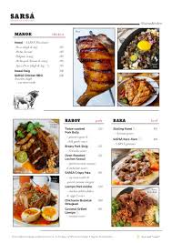 Filipino in makati, metro manila Sarsa Kitchen Bar Menu Clickthecity Food Drink