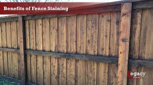 Whether it's a tall privacy fence, or a garden fence, etc., they all need. Benefits Of Fence Staining Legacy Painting