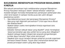 Penilaian kinerja merupakan metode mengevaluasi dan menghargai kinerja yang paling umum digunakan. Manajemen Kinerja Masalah Atau Kesulitan Yang Timbul Dalam Penerapan Sebuah Sistem Penilaian Prestasi Kerja Justru Banyak Disebabkan Oleh Kurangnya Pemahaman Ppt Download