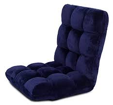 Birdrock Home Adjustable 14 Position Memory Foam Floor Chair Padded Gaming Chair Comfortable Back Support Rocke Floor Chair Meditation Chair Gaming Chair