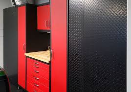 Black Aluminum Diamond Plate Sheets Black Diamond Plate Used On Garage Storage Cabinets Diamond Plate Garage Storage Cabinets Storage