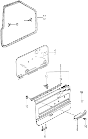 75823 634 672zn Armrest R Fr Door G15l M T P Kasei Discontinued Bernardi Parts Honda Standaard snijringverbindingen / groep 111. bernardi parts