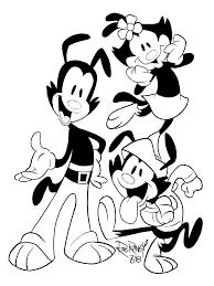 Animaniacs coloring pages for kids. Animaniacs Coloring Pages