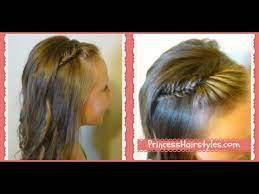 See more ideas about long hair styles, hair styles, cool hairstyles. Picture Day Hairstyles French Fishtail Braid Bangs And Curls Princess Hairstyles Youtube