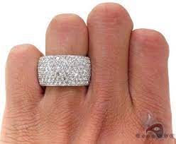 High Infinity Ring Mens White Gold Diamond Wedding Ring Men Diamond Ring Rings For Men White Gold Rings