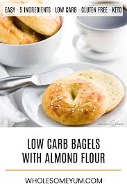 Low Carb Bagels With Almond Flour Low Carb Bagels Low Carb Recipes Dessert Low Carb Keto Recipes