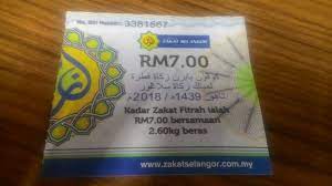 / kadar zakat fitrah 2018 , mengikut negeri. Zakat Fitrah Peakd
