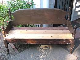 How To Make A Garden Bench From A Bed Kopfteil Banke Antike Betten Gartenbank Selber Bauen