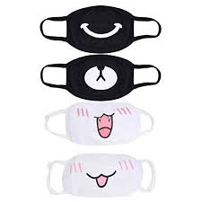 Amazon Com Mouth Mask Aniwon 4 Pack Unisex Kpop Mask Exo Mask Anti Dust Cotton Face Mask For Men And Women Combina Bear Mask Mouth Mask Fashion Mask For Kids