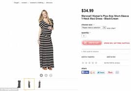 shoppers slam target for showing plus size dress on