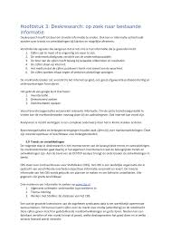 Samenvatting Marktonderzoek Broekhoff Hoofdstuk 3 Deskresearch Op Zoek Naar Bestaande Studeersnel