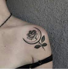 Acclaimed tattoo, piercing and fine jewellery haven, sacred gold has a simple mission; 14 Rose Crescent Moon Tattoo Ideas Moon Tattoo Crescent Moon Tattoo Tattoos