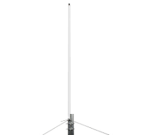 156 to 163 MHz, Omni Marine Antenna, 4.5 dBi, UHF Female (SO239) Connector,  White, Fiberglass Radome, Vertical Polarization