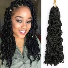 You'll need to buy kanekalon, a synthetic hair that is perfect for braiding. 6pcs Lot Curly Faux Locs Crochet Hair Wavy Synthetic Braiding Hair Extension Braids Crochet Braids 1b One Size Price From Kilimall In Kenya Yaoota