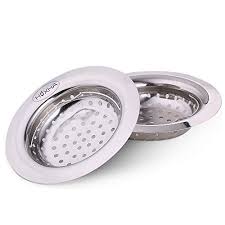 2pcs stainless steel sink strainer for
