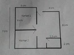 Academia.edu is a platform for academics to share research papers. Jika Skala Denah 1 150 Tentukan Selisih Luas Kamar L Dan Kamar2 Brainly Co Id