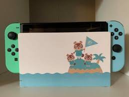 Animal Crossing New Horizons Nintendo Switch Dock Sticker In 2020 Nintendo Switch Animal Crossing Nintendo Switch Accessories