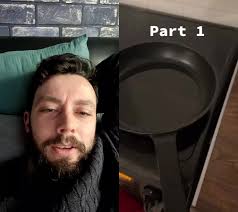 Cooking with Guy with Lightning Tattoo