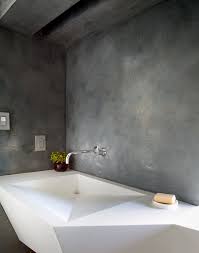 Venetian isles microcement plaster installation on wall built from one side of the house to the other, from exterior to interior. Pin On Bathrooms