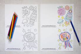 Father's day will be here before you know it, and we've got you covered with this super cute printable father's day card and coloring page set! Free Father S Day Cards And Printables Mum In The Madhouse
